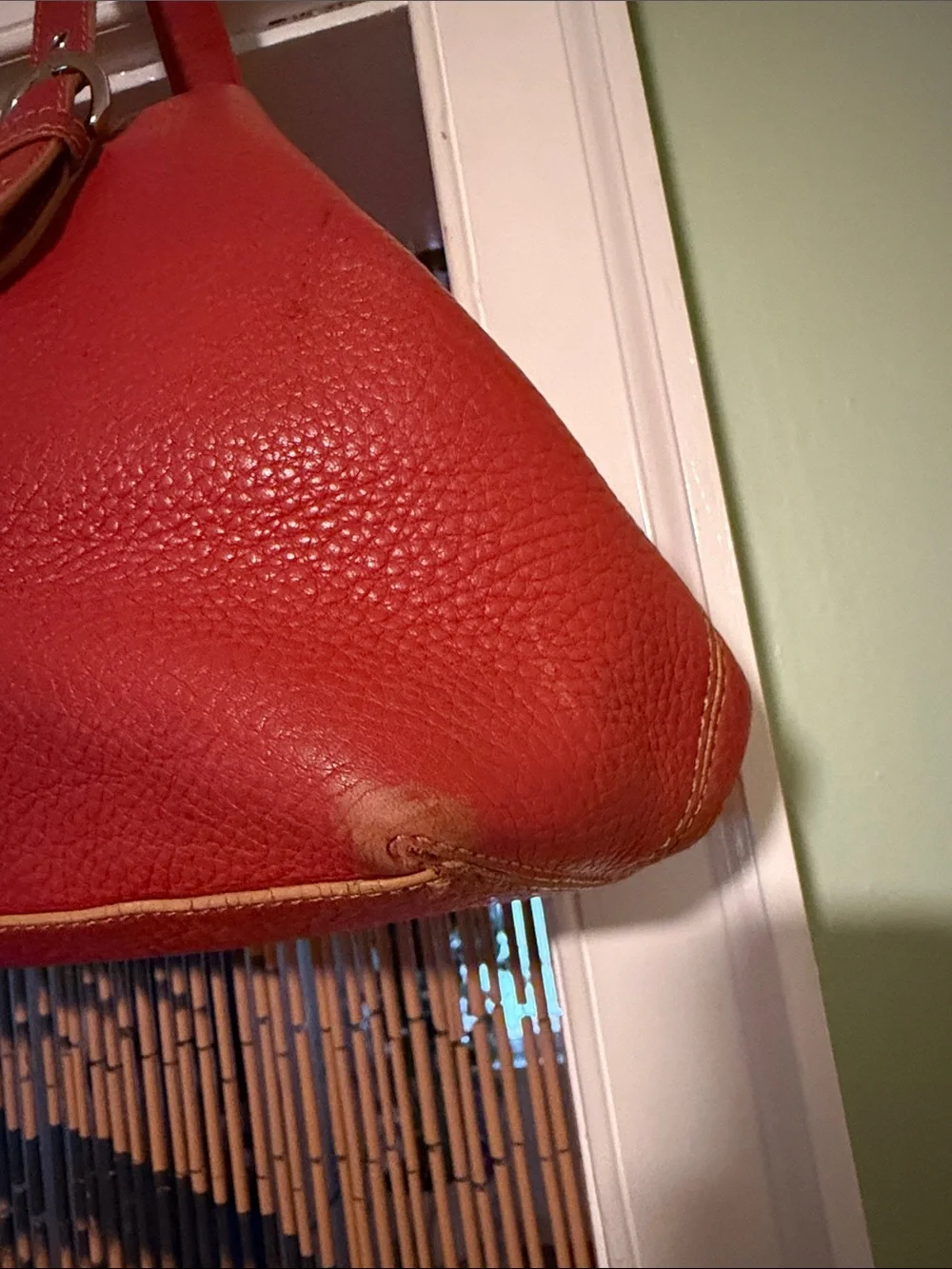 Cole Haan Red Leather Shoulder Bag